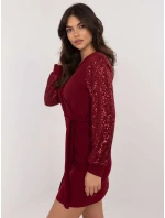 Šaty MI SK 67634.99 bordó