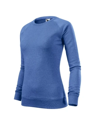 Merger mikina dámská modrý melír Merger mikina dámská modrý melír