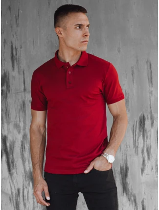 Pánská bordó polokošile FashionStreet PX0607