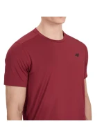 Pánské tričko 4F FNK M1521 tmavě červené 4FWAW25TFTSM1521 61S pánské Pánské tričko 4F FNK M1521 tmavě červené 4FWAW25TFTSM1521 61S pánské