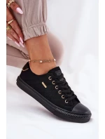 Dámské Textilní Tenisky Big Star RR274765 Černé