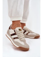 Nízké Dámské Tenisky Leopardí Béžové Rulaana Nízké Dámské Tenisky Leopardí Béžové Rulaana