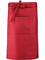 Kariban K 887 Barová zástěra středně dlouhá 20.K887 red Kariban K 887 Barová zástěra středně dlouhá 20.K887 red