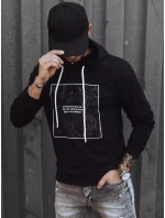 Pánská černá mikina FashionStreet BX5467