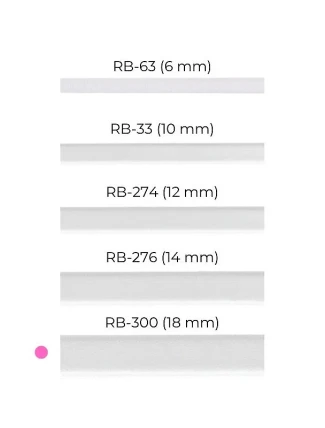 Látková ramínka Julimex 18mm RB 300,301