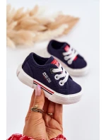 Dětské nízké tenisky Big Star JJ374163 Námořnická modrá Dětské nízké tenisky Big Star JJ374163 Námořnická modrá