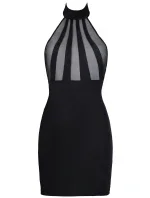 Šaty V-9149 černé - Axami