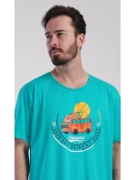 Pánská noční košile s krátkým rukávem Adventure Pánská noční košile s krátkým rukávem Adventure