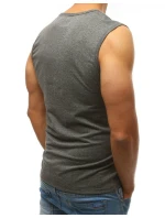 Pánské tílko bez potisku antracitové FashionStreet RX3511