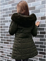 Dámská prošívaná zimní bunda LELISIA zelená FashionStreet TY4029
