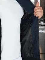 Pánská přechodná bunda s kapucí modrá FashionStreet TX5026 Pánská přechodná bunda s kapucí modrá FashionStreet TX5026