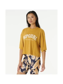 RIP CURL Seacell Crop Heritage Tee žlutá