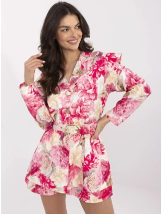 DHJ KO 20615 1.66 béžový a růžový overal