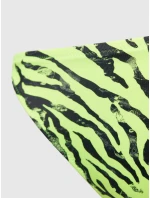 Dámské plavkové kalhotky KW0KW02336 OIC neonově žluté s potiskem - Calvin Klein Dámské plavkové kalhotky KW0KW02336 OIC neonově žluté s potiskem - Calvin Klein