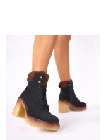 Boty na podpatku model 222347 Solea Boty na podpatku model 222347 Solea