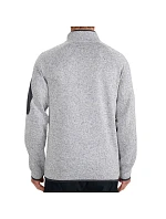 Pánský fleece 4F M443 cool light grey melange 4FWSS26TFLEM443 27M