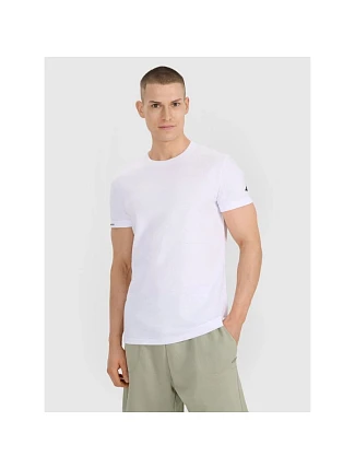 Pánské hladké tričko 4F 4FRSS25TTSHM3041-10S