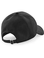 Beechfield B 656 6 panelová kšiltovka "Faux Suede" 53.0656 black
