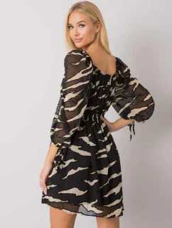 Šaty LC SK 22K 3040.19P černobílý