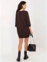 Šaty RV SK 6839.95 tmavě hnědé