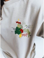 Dámská mikina JAPANESE světle šedá FashionStreet BY0928