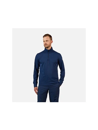 Pánská mikina ROSSIGNOL MID LAYER STRETCH HZ, tmavě modrá Pánská mikina ROSSIGNOL MID LAYER STRETCH HZ, tmavě modrá