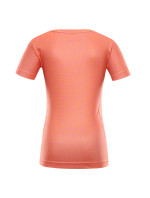 Dětské rychleschnoucí triko ALPINE PRO BASIKO neon shocking orange varianta pa