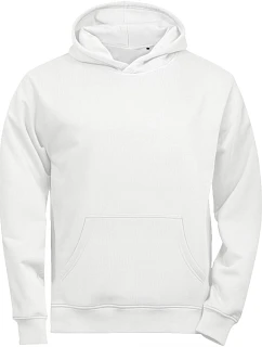 Tee Jays TJ 5152B Dětská mikina s kapucí z těžké bavlny "Unlabeled" 18.515B white
