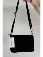 Kožená Semišová Malá Černá Kabelka Jessel Kožená Semišová Malá Černá Kabelka Jessel