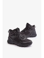 Lehké Zateplené Pánské Trekingové Boty McBraun Voděodolné Černé Lehké Zateplené Pánské Trekingové Boty McBraun Voděodolné Černé