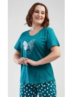 Dámské pyžamo kapri Motýl Dámské pyžamo kapri Motýl