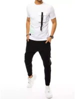 FashionStreet pánská černobílá tepláková souprava AX0368