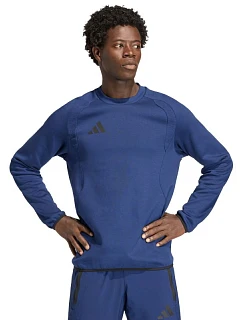 Pánská mikina adidas Tiro 26 Travel Crew navy blue KD1145 pánské barvy