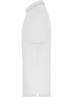 Daiber JN 569 Pánské žerzejové elastické polo 02.0569 white/black Daiber JN 569 Pánské žerzejové elastické polo 02.0569 white/black