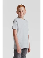 Fruit of the Loom Kids Iconic 150 T Dětské tričko 16.1023 light graphite
