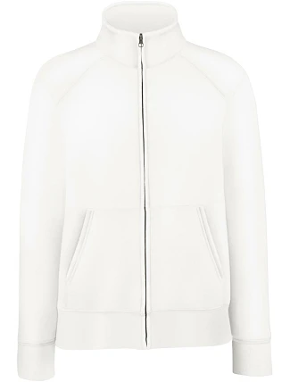 Fruit of the Loom Premium Lady-Fit Sweat Jacket Dámská mikina 16.2116 white