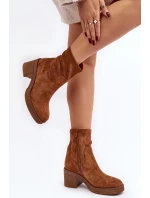 Dámské kotníkové boty Camel Argastis na vysokém podpatku