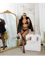 Sexy síťované punčocháče R39154 černé - In-Stylefashion