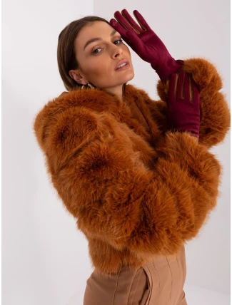 Rukavice AT RK 238601.25P kaštanová