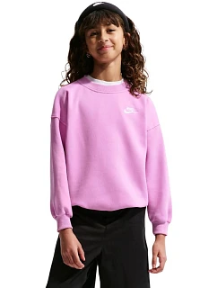Dětská mikina Nike Sportswear Club Fleece Pink FD2923 503