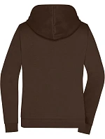 Daiber JN 755 Dámská mikina s kapucí 02.0755 brown