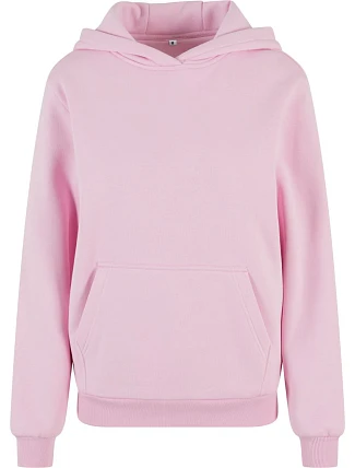 Build your Brand BY 289 Dámská oversize mikina s kapucí "Fluffy" 56.0289 soft pink