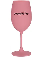 VÍNOPIČKA - ružový pohár na víno 350 ml