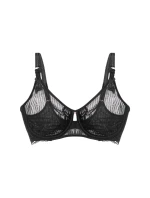 Dámská podprsenka Peony Florale W01 - BLACK - černá 0004 - TRIUMPH