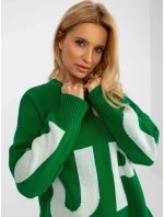 Dámský svetr LC SW 8050 .95P zelená - FPrice