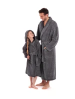 Župan unisex Athena 2116 Tmavě šedá - Vestis Župan unisex Athena 2116 Tmavě šedá - Vestis