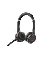 Jabra Evolve 75 MS Stereo sluchátka do uší + stojan