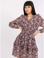 Dámské šaty-TW-SK-BI-0928-3.48-hnědé