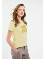 Volcano T-Shirt T-Shore Yellow