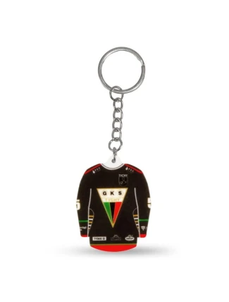 Přívěsek na klíče s hokejovým dresem GKS Tychy (Away) SREBBREKH-GKS